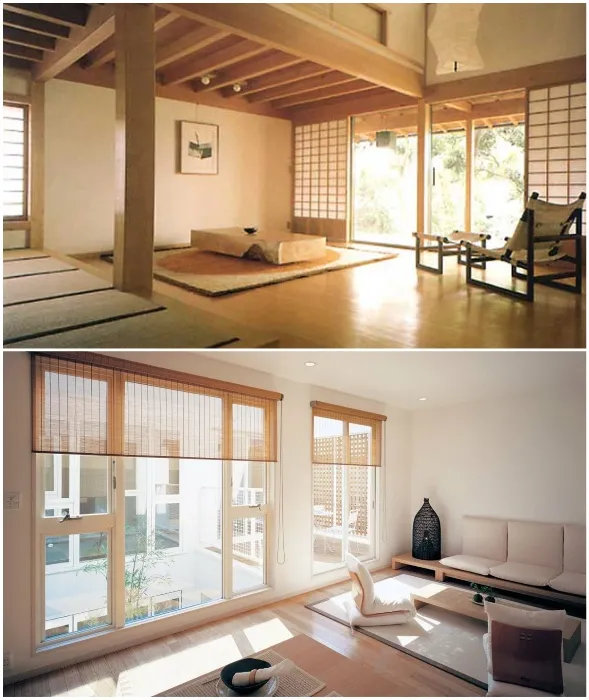 Полное отсутствие радиаторов системы отопления – отличительная черта японского жилища.