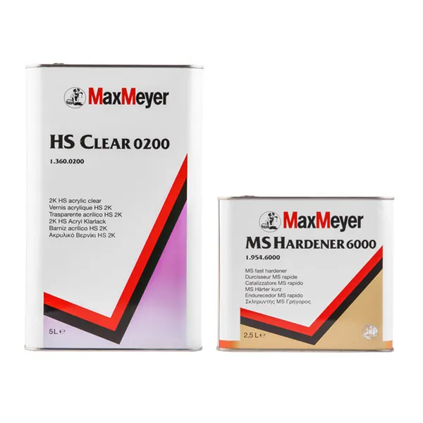 HS Clear 0200 и MS Hardener 6000