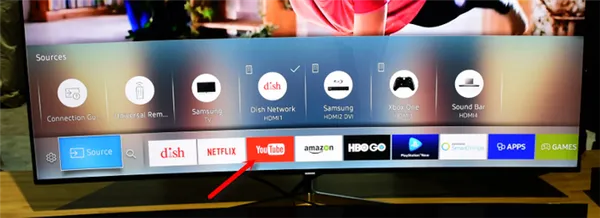 Просмотр видео с Ютуба на ТВ Samsung