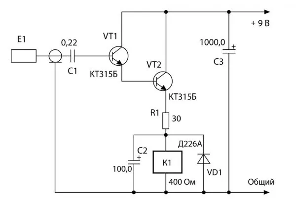 Схема сенсорного выключателя для светодиодной ленты