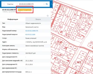 Участок без координат границ на кадастровой карте Росреестра