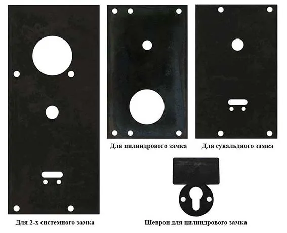 накладная броненакладка цилиндра