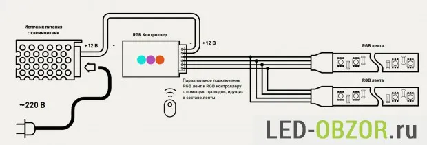 Подключить и запитать по схеме очень просто