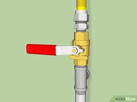 Step 3 Отключите подачу газа к варочной панели.