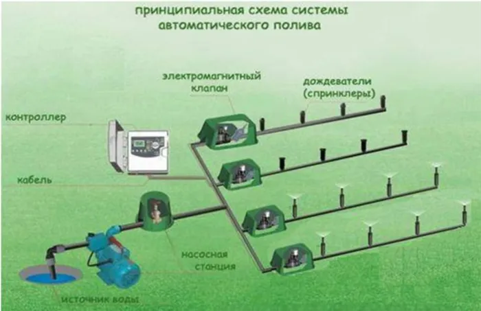 проектирование автополива фото